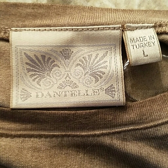 NWT Dantelle Distressed Lace Sleeve T - L - Picture 5 of 6